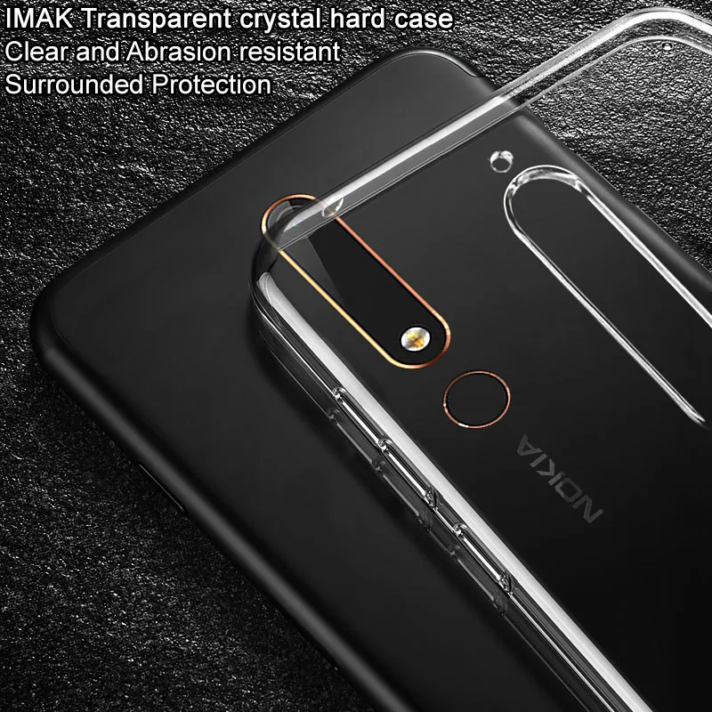 IMAK Crystal Case II Pro антидетонационных чехол для Nokia 6 2018 прозрачный кристалл жесткий 1