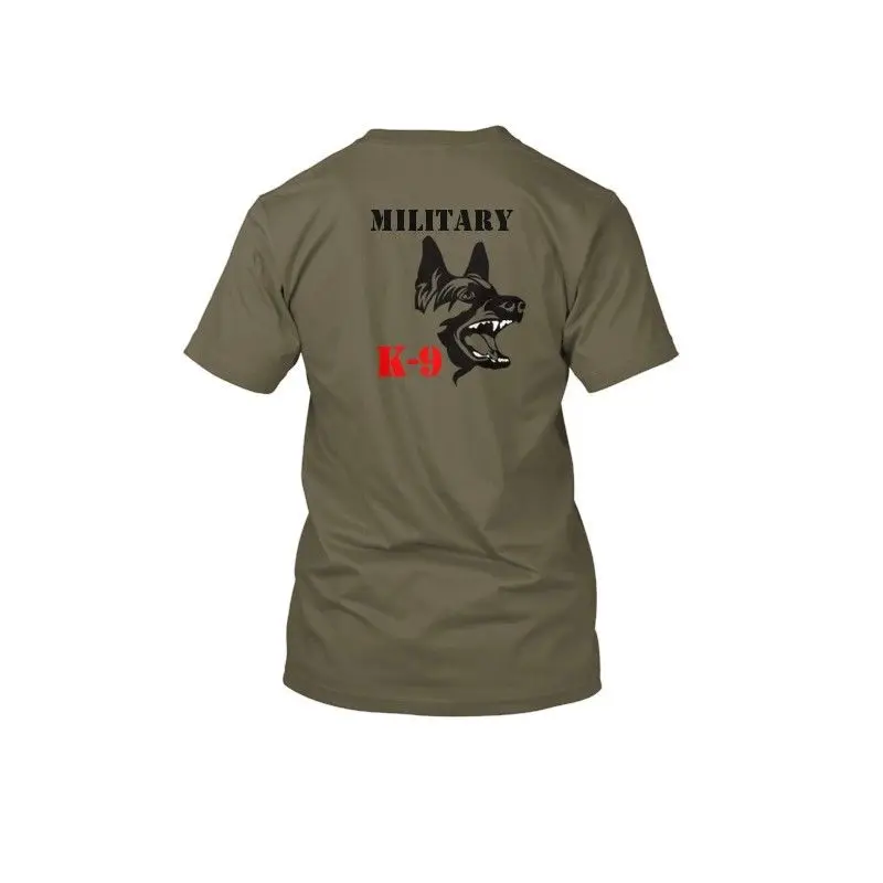 O Neck Sunlight Men T Shirt Military K9 