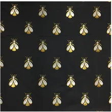 160 см ширина насекомое пчелы полиэстер Жаккардовая парча атласная ткань для женщин осень зима платье юбка пальто Sewing-AF715