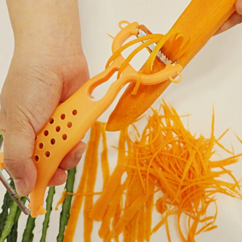 

1PCS New Practical Kitchen Tools Gadgets Helper Vegetable Fruit Peeler Parer Julienne Cutter Slicer Cooking Toois