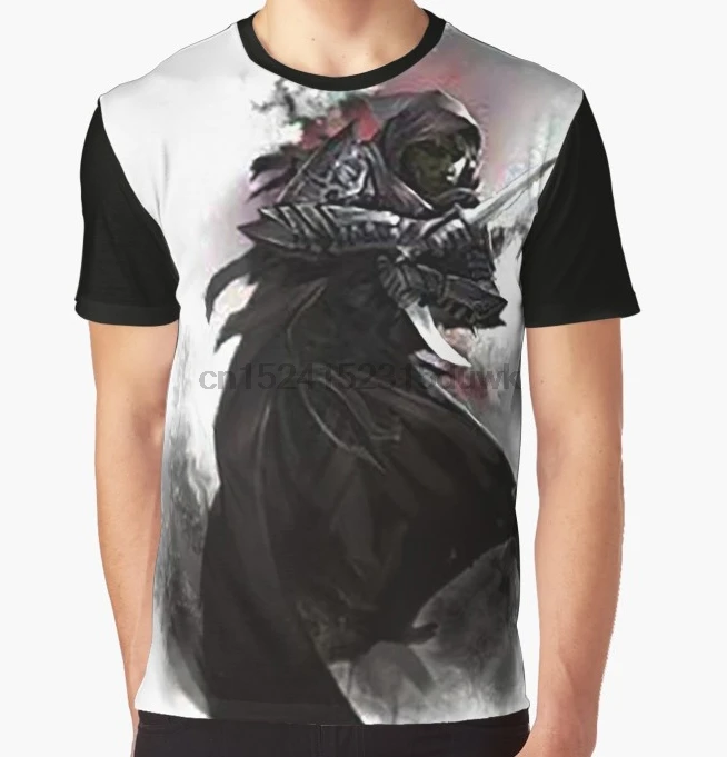 

All Over Print T-Shirt Men Funy tshirt Guild Wars 2 Thief Short Sleeve O-Neck Graphic Tops Tee women t shirt