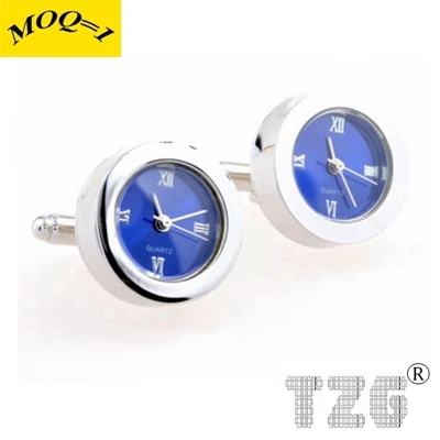 

TZG11080 Workable Watch Clock Cufflink Cuff Link 1 Pair Free Shipping Promotion