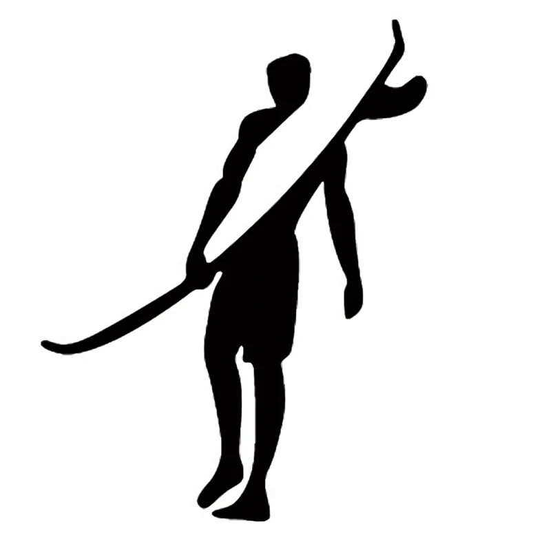 

13CM*12CM Creative Surf Sports Vinyl Car Stickers Accessories