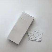 1150 шт/партия белые с обеих сторон для печати ПВХ-карты для струйной печати от Epson или Canon струйные принтеры CR80* 30Mil Размер 0,76 мм толщина