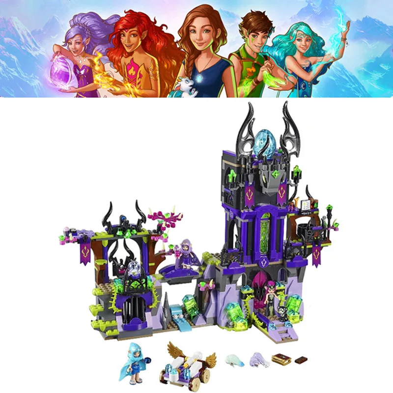 

1023pcs Friends Elves Wizard Series Laguna Dark Magic Castle Diy Blocks Compatible With Legoingly Bricks Toys For Children Gifts
