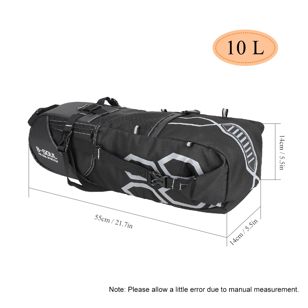 Perfect B-SOUL 10L Foldable Waterproof 10L Bike Saddle Bag Large Capacity Tail Rear Cycling Bicycle Bag MTB Trunk Pannier Cycle Bag 5 Perfect B-SOUL 10L Foldable Waterproof 10L Bike Saddle Bag Large Capacity Tail Rear Cycling Bicycle Bag MTB Trunk Pannier Cycle Bag 5