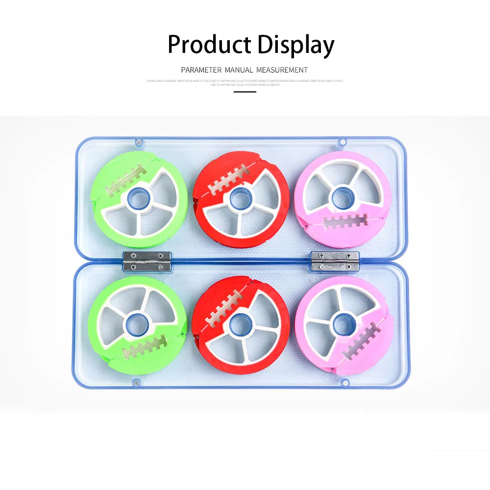 6-осевой лески обмотки катушки доска Silic гель вал Основной блок Цвет резиновые главный вал передаточного механизма выполнен рыболовную леску коробка рыболовные снасти приманки Чехол