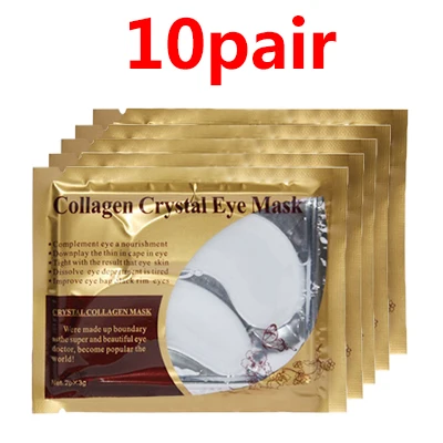 5 шт. в упаковке = 10 шт., черная маска для глаз с кристаллами, черная маска для глаз, темные круги, очищающая, увлажняющая маска для глаз - Цвет: 10pair style 4