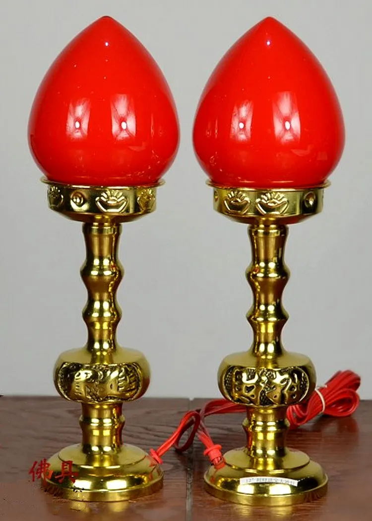 Buddhist supplies for lamps copper lamps copper electric candle light