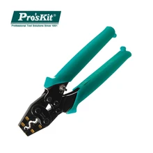 CP-151B Pro'skit Miniature Terminals Ratchet Line Pressing Pliers Tool Automatic Stripping Non-insulated Network Cable Pliers