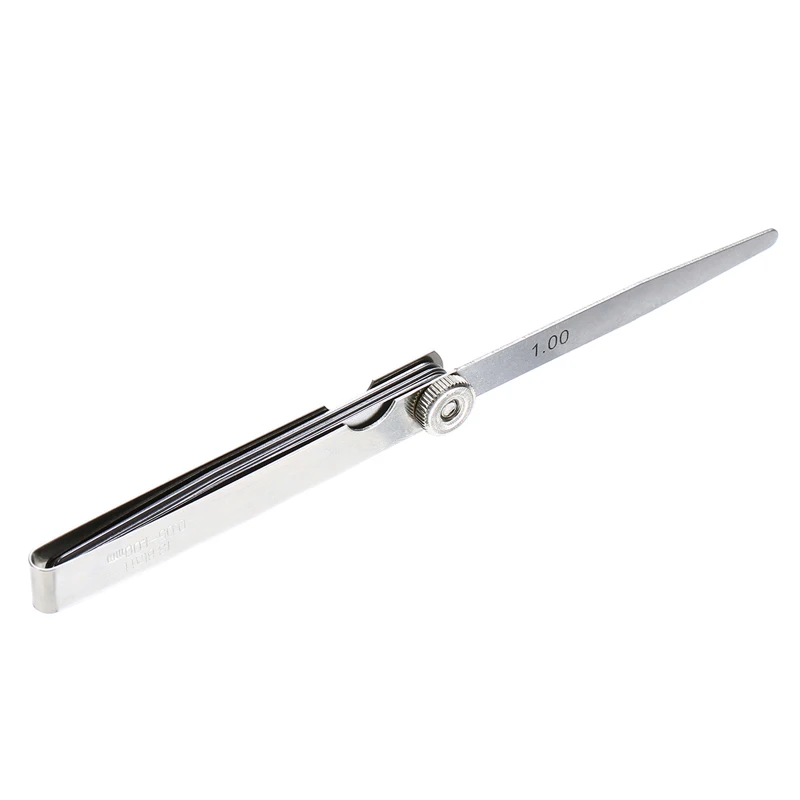 Metric 13 Blades Feeler Gauge 0.05mm-1mm Thickness Gage Gap Filler Guage for Measurment Tools