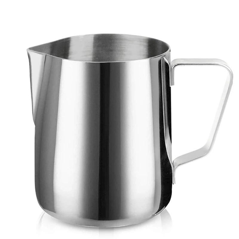 Brocca Per Schiuma Di Latte In Acciaio Inossidabile, 350/600/1000/1500Ml Tazza Da Caffè Brocca Latte Espresso Cappuccino Tazza Di Latte Barista