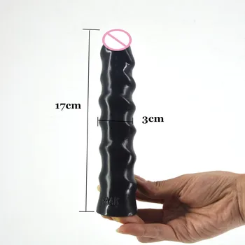 FAAK Ribbed dildo big butt plug extreme pussy stimulate beads fake penis anal dildo adult sex product masturbator sex toy shop 3