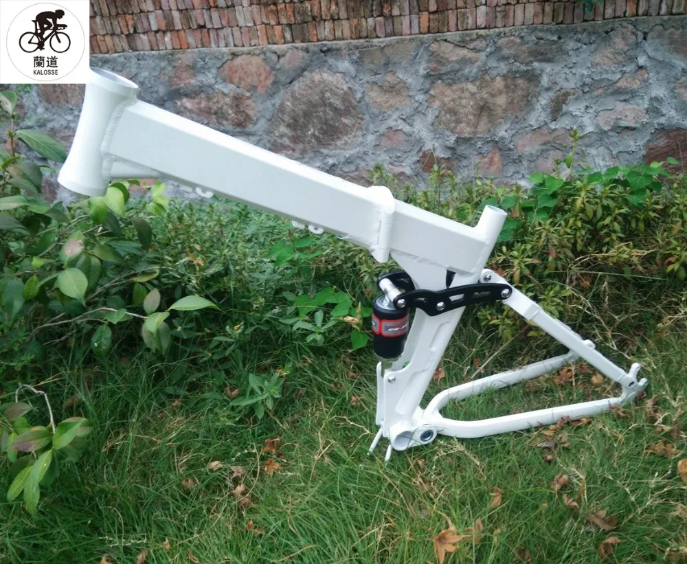 Flash Deal Kaloss DIY colors  foldable  bicycle  frame  full suspension   mountain  bike frame  aluminum alloy   17 inch  26 inch 1
