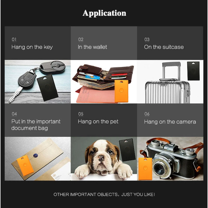 Bluetooth Анти-потери Finder мини смарт-тег gps трекер сигнализации локатор для ключей смарт-трекеры активности