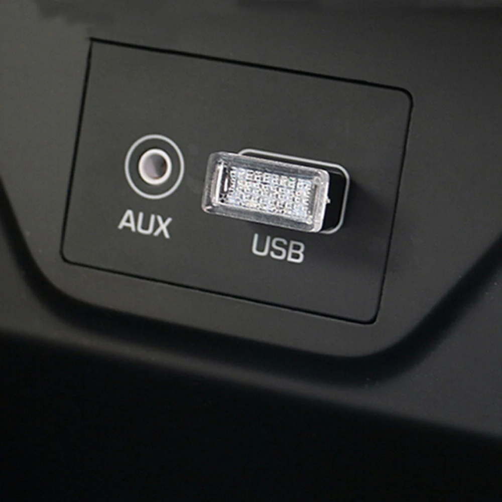 Автомобильный Универсальный USB LED декоративный свет Автозапчасти для audi a4 b6 citroen c5