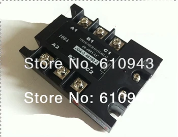 

JGX-3-48100Z 100A 40-480VAC 4-32VDC DC to AC Three phase Solid state relay SSR relay Free shipping