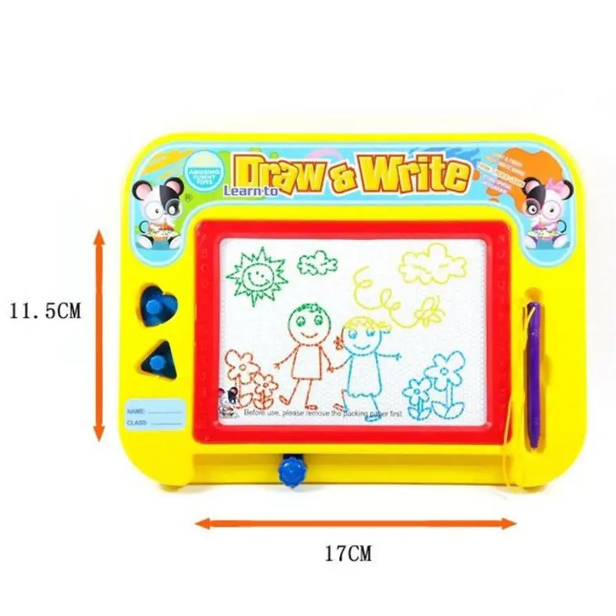 Kid colorido Magnetic escritura pintura graffiti Board Toy Preschool Tool Pizarras para dibujar para niños brinquedo educativo j7134