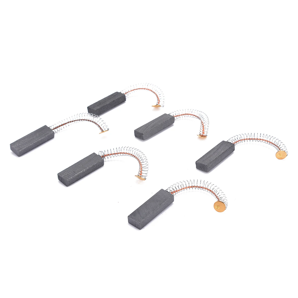 

6pcs Electric Drill Motor Carbon Replaceable Brushes With Spring Spare Parts For Power Tool Components 30mm*11mm*6mm
