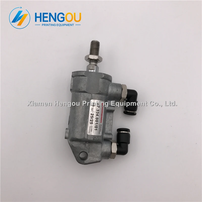

5 pieces free shipping Heidelberg machine pneumatic cylinder 87.334.001 D25 H25 heidelberg printing machine parts