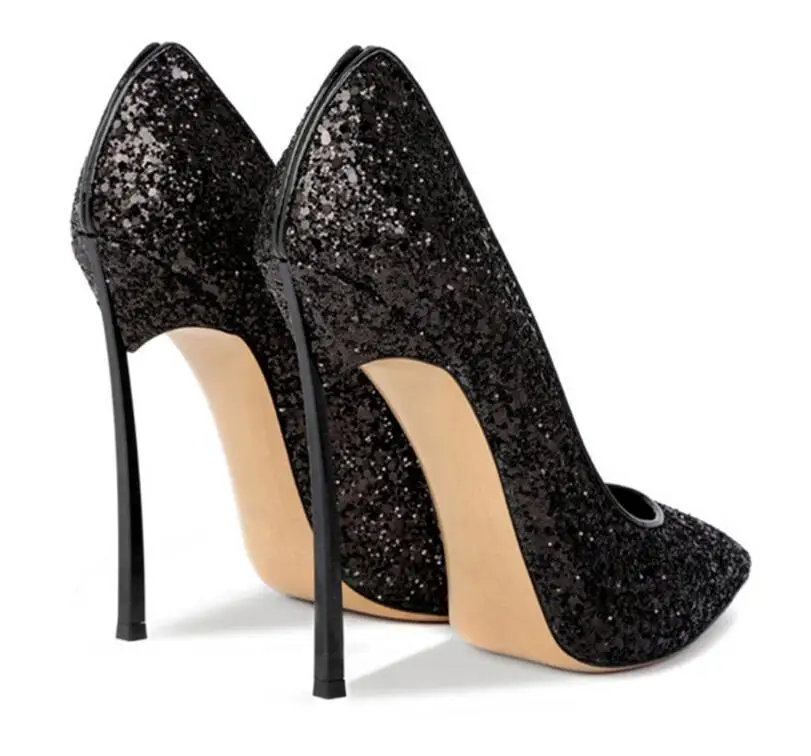 LoneLinecc Classics Mixed Colour PU Pointed Toe Shoes Slip-On StrangeStyle Women's Shoes Shallow big Size Pumps Women's Shoes