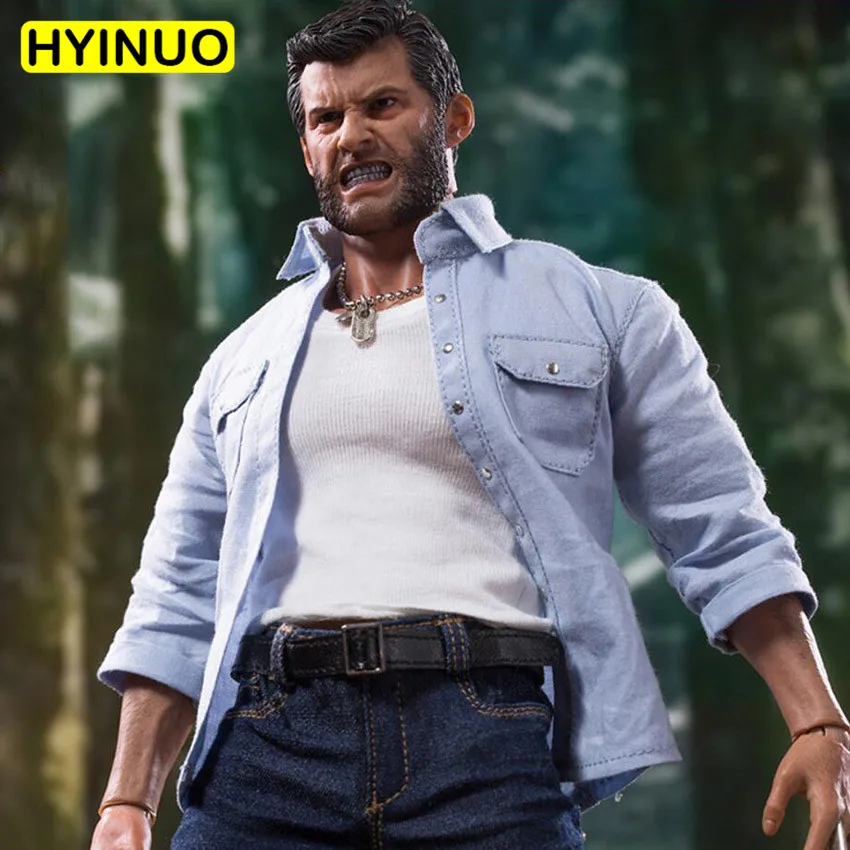 

1/6 Scale Logan Hugh Jackman Rage Suit Action Figure Set Sculpt Model 12' Full Set Action Figure Dolls Toy