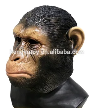 

New Design Realistic Lovely Latex Halloween Monkey Orangutan Head Mask