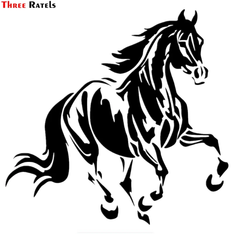 

Three Ratels TZ-1445#15*15.5cm pentium horse car stickers funny auto sticker decals