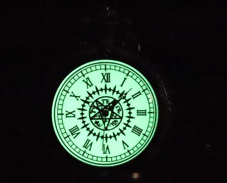 

New Fashion Kuroshitsuji Black Butler Quartz Pocket Watch Analog Pendant Necklace Men Women Watches Gift Luminous Watch
