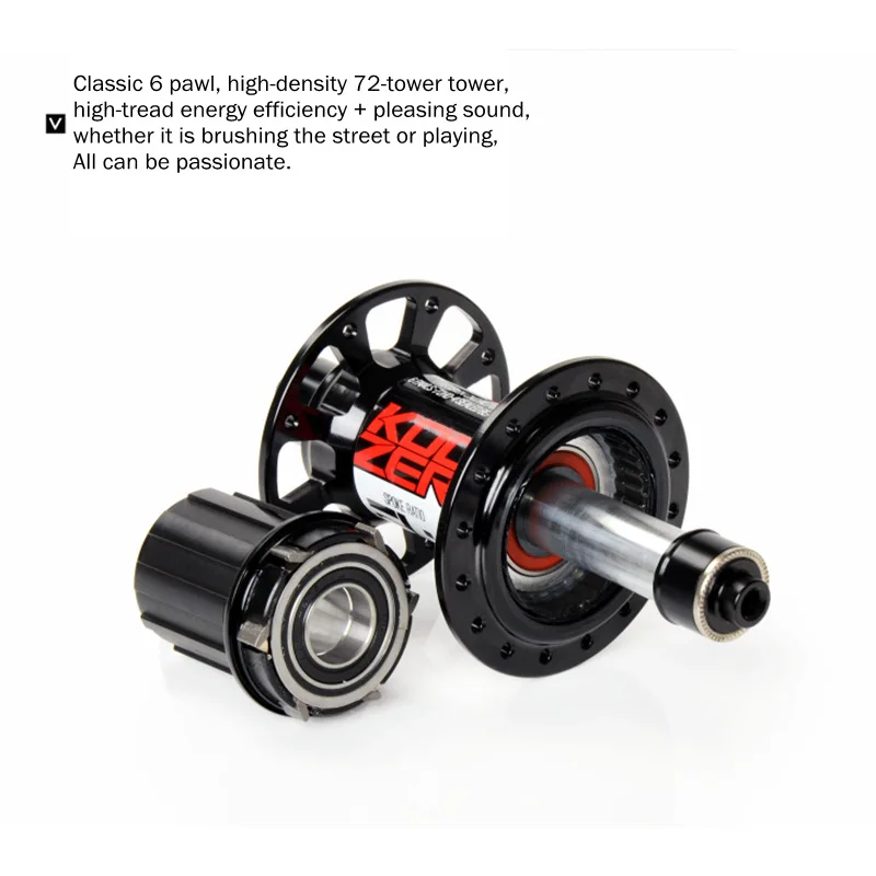 Koozer RS390 Передняя Задняя Ступица набор 2/4 подшипники 20/24 отверстия 100/130 мм