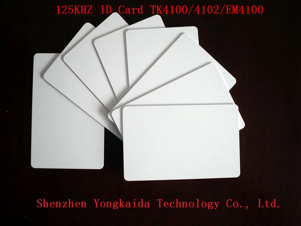 10000 шт./лот 125 кГц карта радиочастотной идентификации id карты TK4100 EM4100 id карты