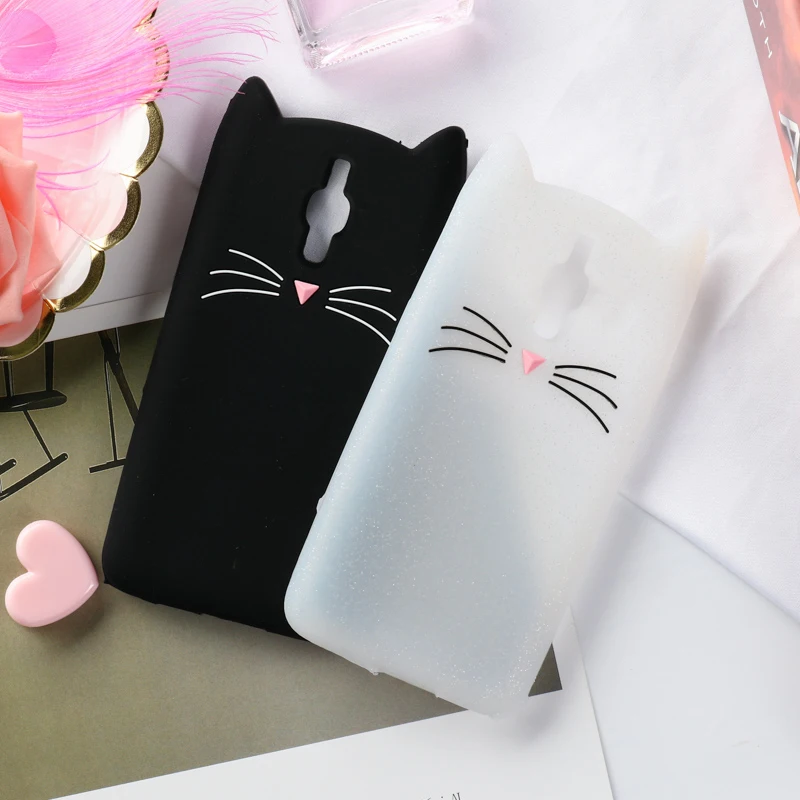 

Silicon Cases for OnePlus 3 Case Japan Glitter Beard Cat Lovely Ears Kitty Phone Cover OnePlus 3T A3010 OnePlus 3 OnePlus3 Shell