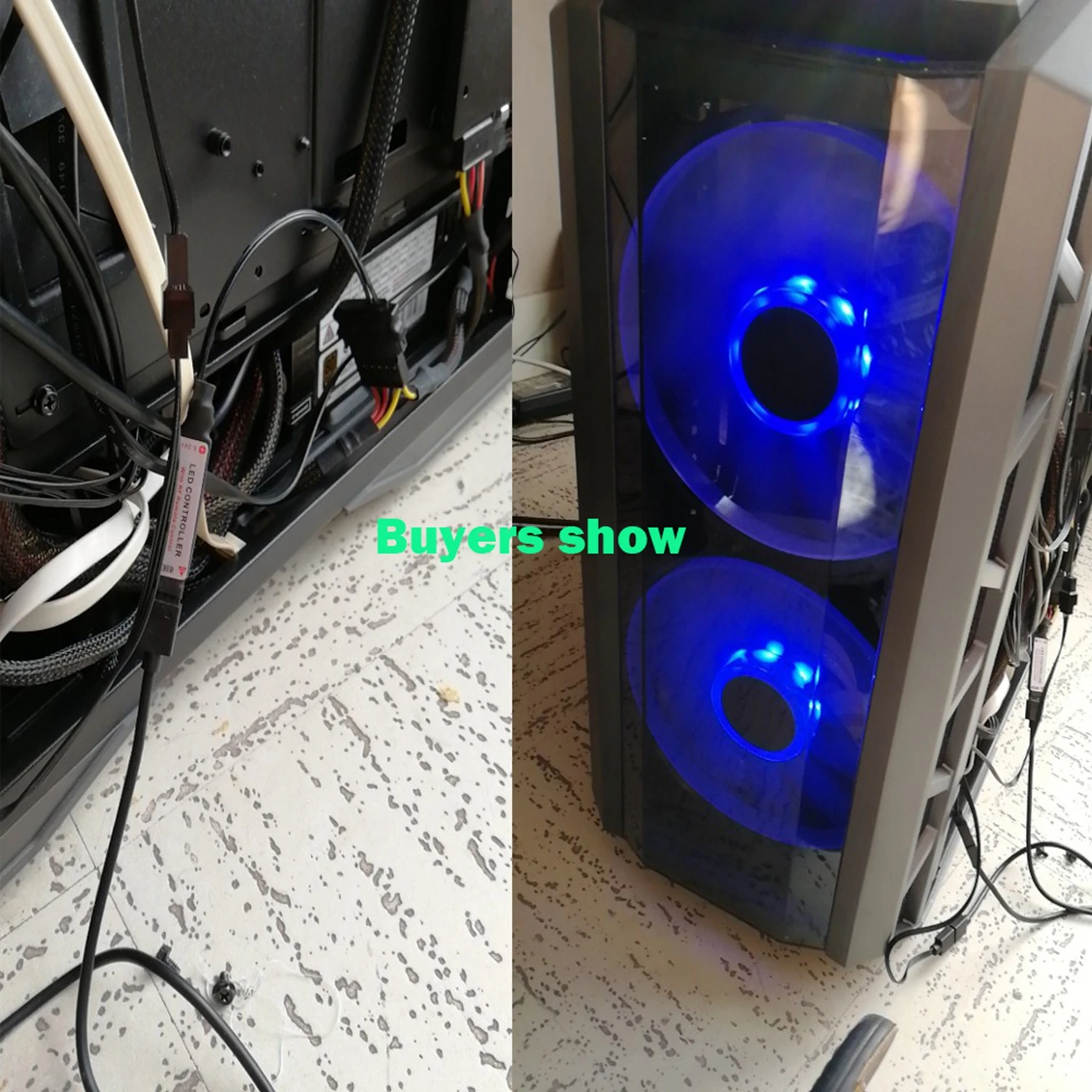 SATA RGB контроллер RF пульт дистанционного управления беспроводной контроллер DC12V 3* 4A Sata для ПК компьютерный разъем 5050 RGB светодиодная лента освещение JQ