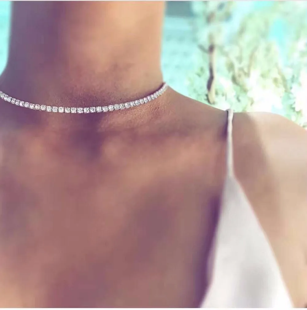 collier ras de cou argent femme strass collier ras de cou argent femme strass