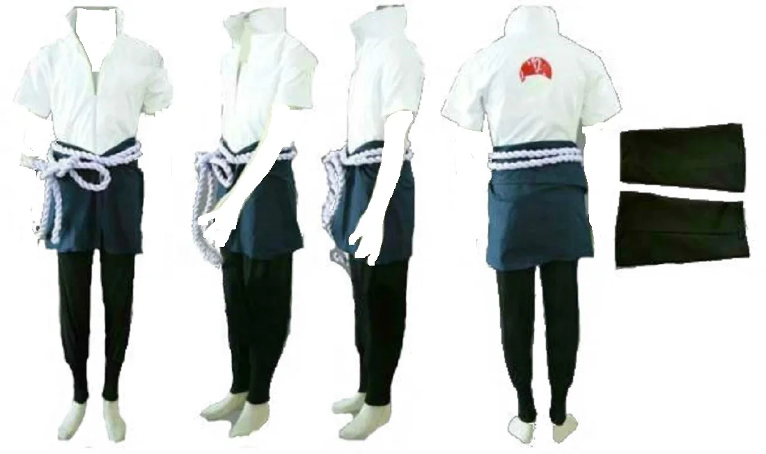 

Naruto 4th Uchiha Sasuke cosplay costume