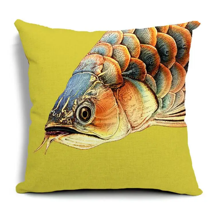 Hot Sale Nordic style 3D Printed Creative Animals Birds/fish Cushion