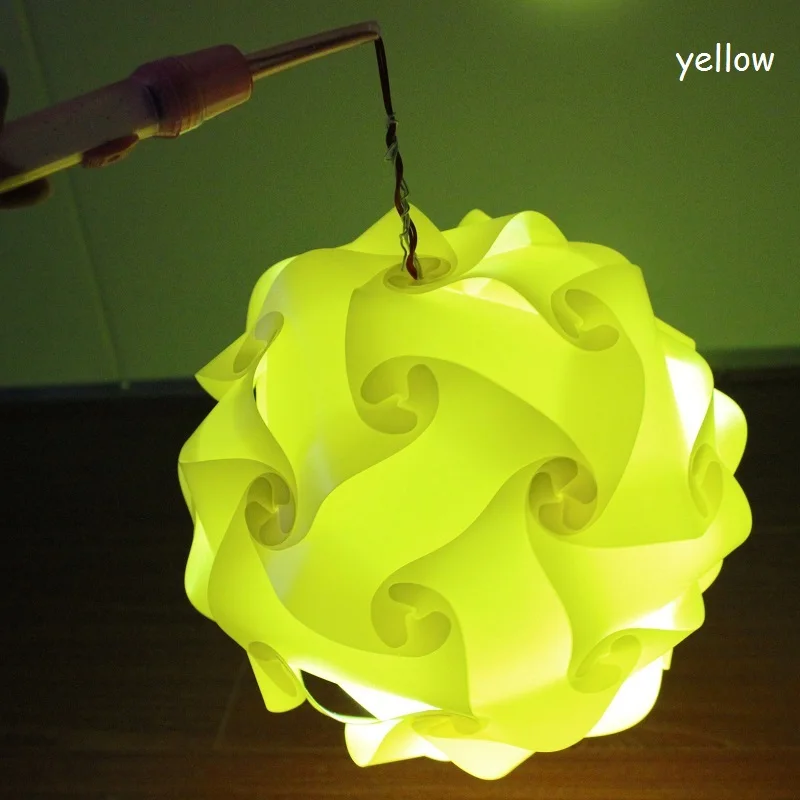 50 комплектов IQ light puzzle лампа среднего размера диаметр 30 см 8 цветов на выбор