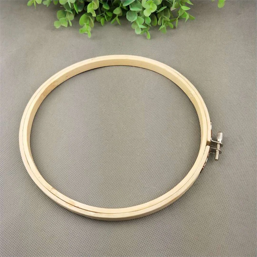 36 см DIY Набор инструментов для вышивки крестиком Китайская традиционная круглая бамбуковая рамка ручные аксессуары для шитья
