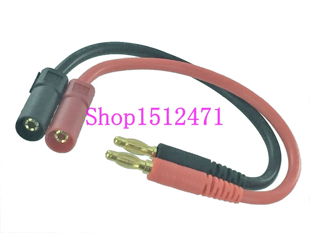 XT150 bullet male to 4mm banana plug charger cable 12AWG 20CM Wire for
