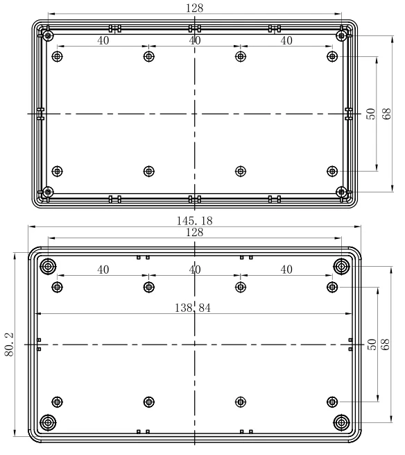 plastic enclosure for electronics control box szomk diy enclosure junction box plastic housing small abs instrument enclosure distribution box black plastic box enclosure electronics case   (17).jpg