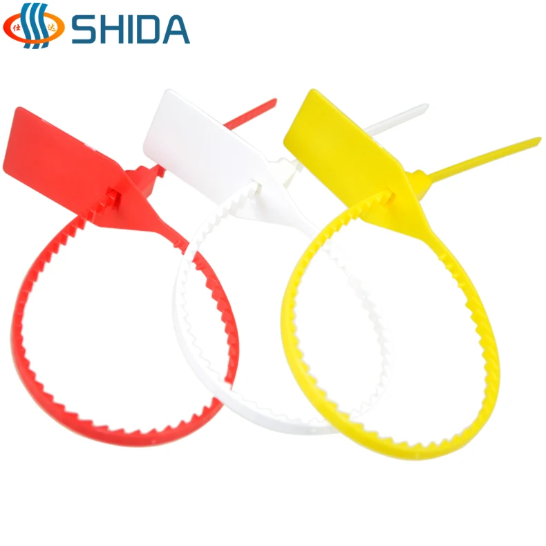 

50PCS 350MM Length Plastic Nylon Cable Tie Cable Tag Tightener Seals Security Wire Padlock for Cargo Container Seal Lock