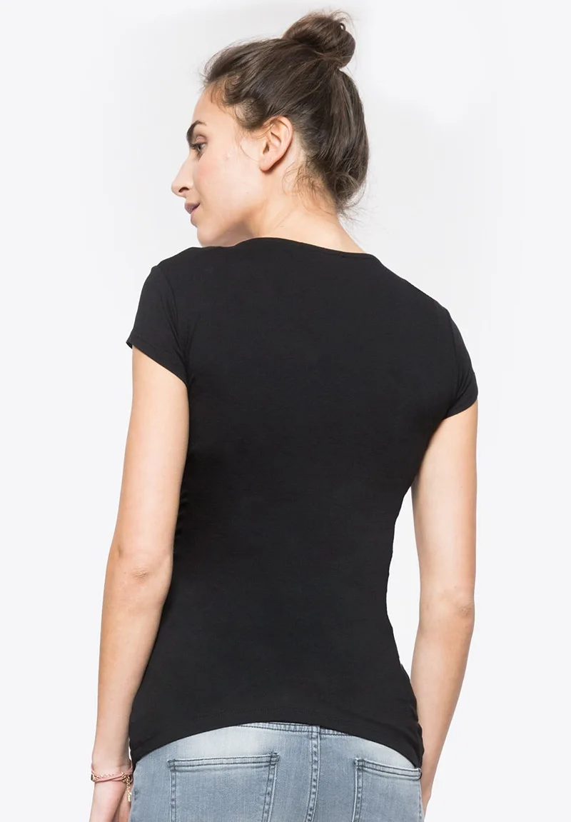 Короткий рукав v-образным вырезом кормящих топ футболки грудного вскармливания одежду для женщина беременность premama футболки для кормления
