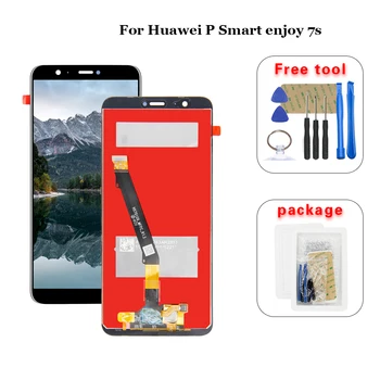 

For Huawei P Smart LCD Display Touch Screen Digitizer Assembly For Huawei P Smart Enjoy 7S LCD FIG LX1 L21 L22 Free Tools