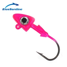 BlueSardine 9 шт. 9,2 г 4,5 см крючки для джига из углеродистой стали рыболовные крючки крючок ДЛЯ ДЖИГА рыболовные снасти для морской рыбалки 3 цвета