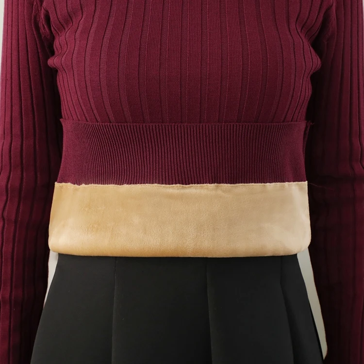 Осень плюс толстый бархатный свитер джемпер бархатная подкладка теплый пуловер на подкладке свитер женский повседневный черный толстый свитер