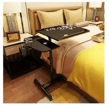 68*40cm High quality 360 Degrees Rotation Laptop Desk Movable Anti-Slip Notebook Computer table with pen case