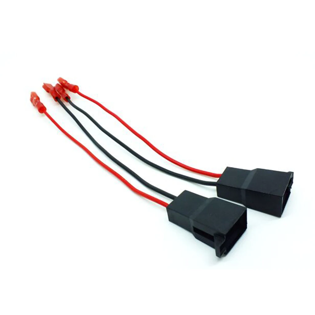 

1 Pair Speaker Connection Wire Harness Adaptors Audio Speaker Cable For Renault Vauxhall Astra