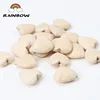 Natural Wood Color Heart Wooden Material Spacer Beads For Kids Jewelry Making 20x21mm 20 pcs ► Photo 1/5