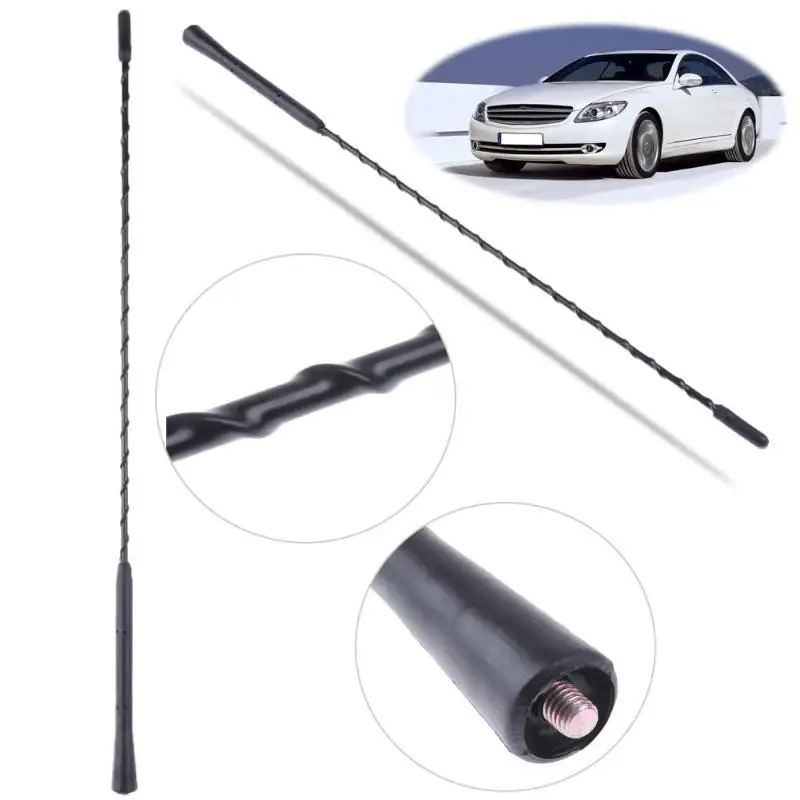 

VODOOL 16 inch Universal Car Antenna Auto Roof Mast Radio FM AM Amplified Booster Antenna for BMW for VW Benz Toyota Ford Audi