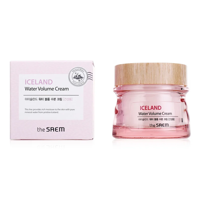 

Original The Saem Iceland Water Volume Hydrating Cream(For Dry Skin) 80ml dry skin with oil and water